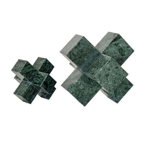 Tobias Ellis statues and sculptures in green, shown in a product front view as image 1
