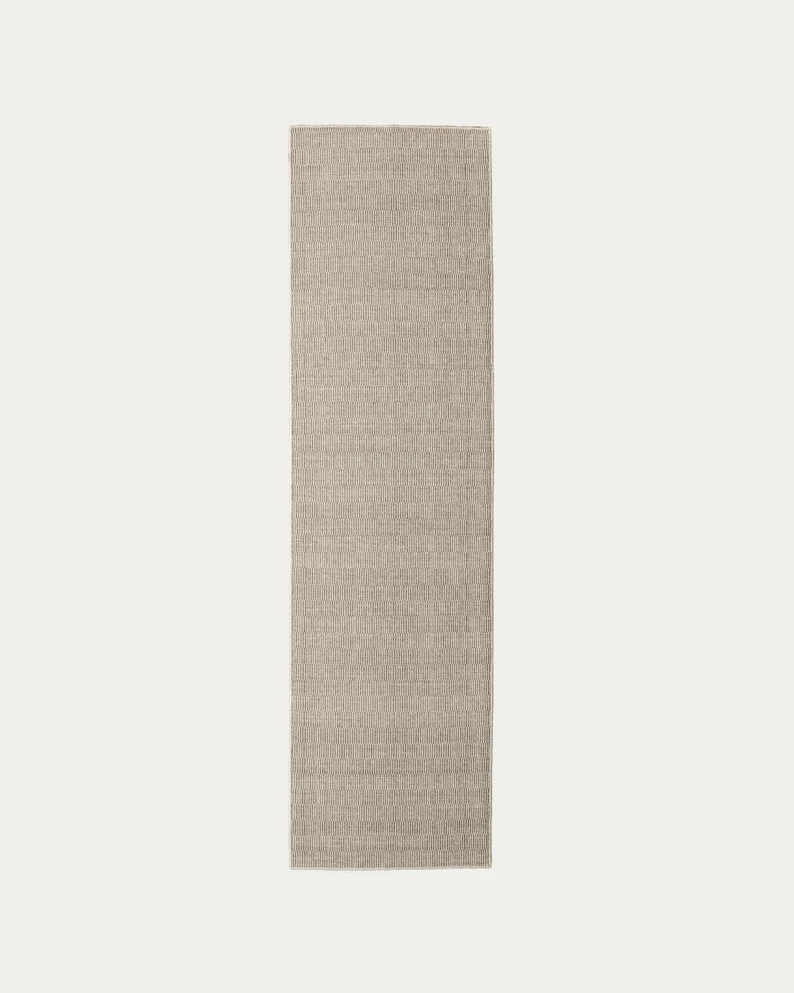 Treva Stone carpets in beige and taupe, shown in a product top view as image 1