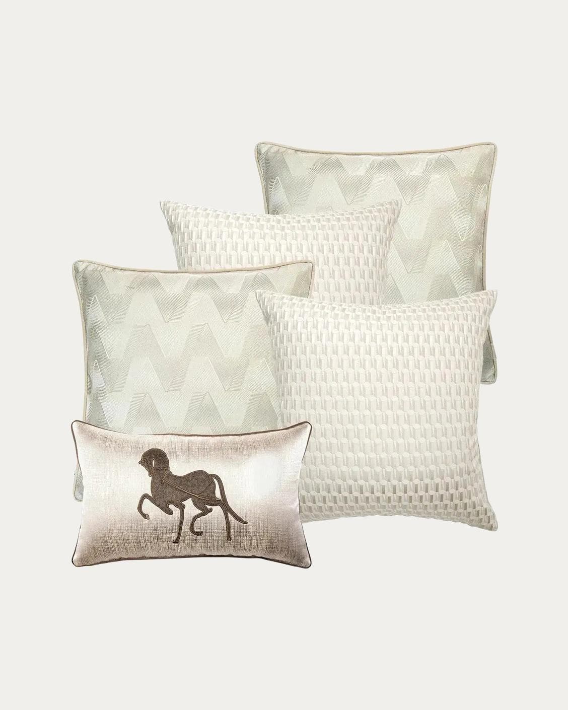 Vaani Bundle bundle - indoor in brown, beige, silver and white, shown in a product front view as image 1
