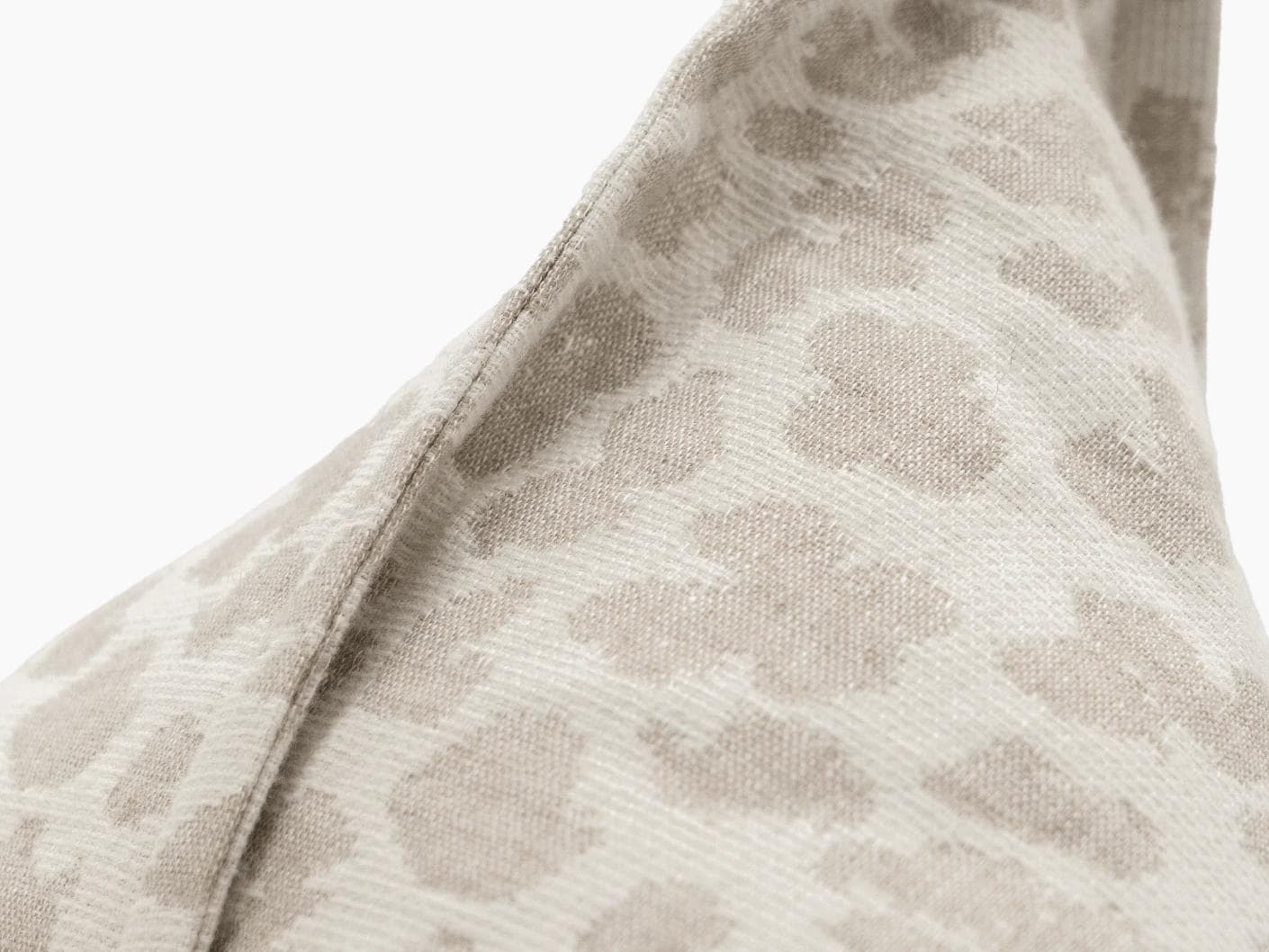Val Klimt cushion in beige and ivory, shown in a product close-up as image 7