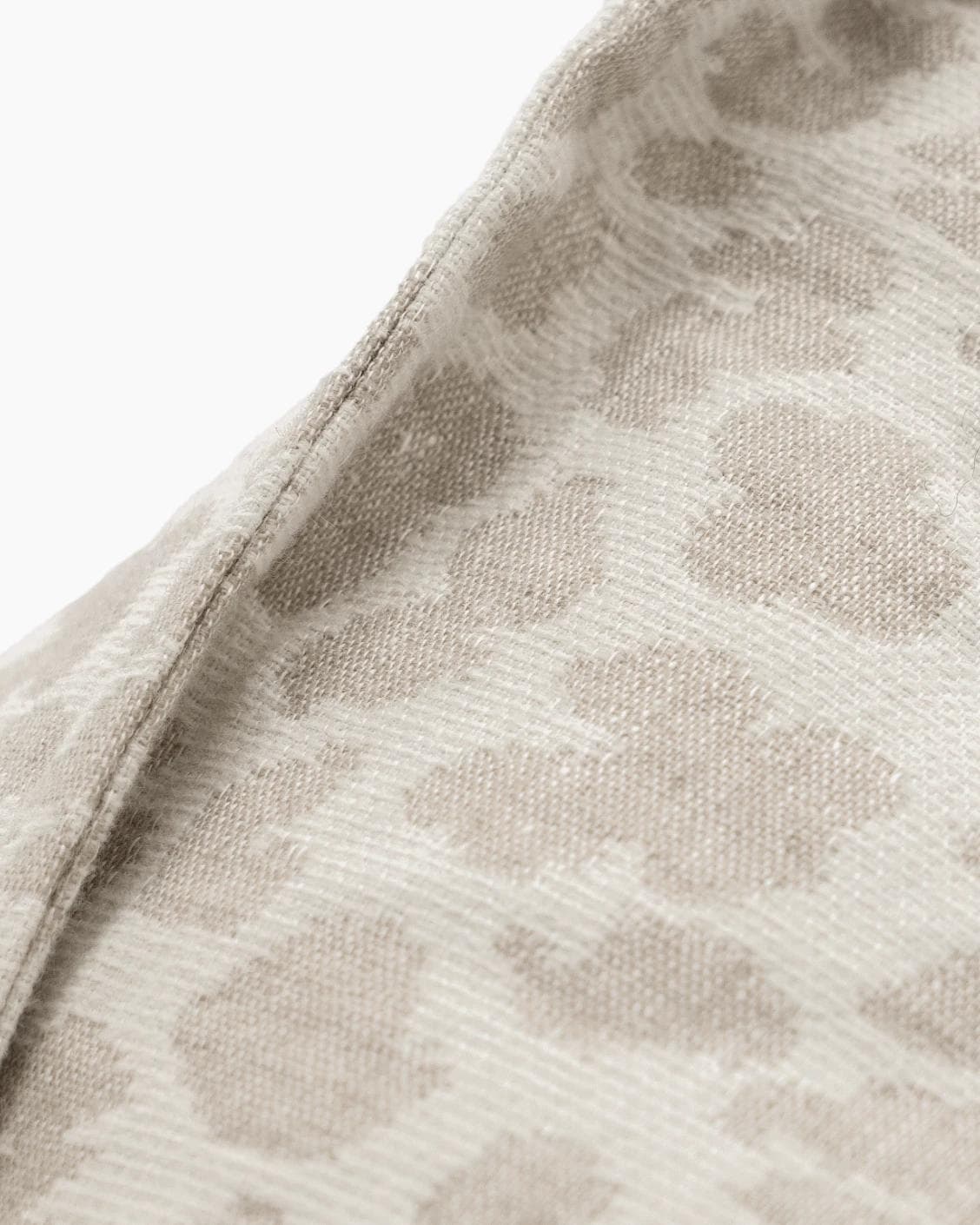Val Klimt cushion in beige and ivory, shown in a product close-up as image 7