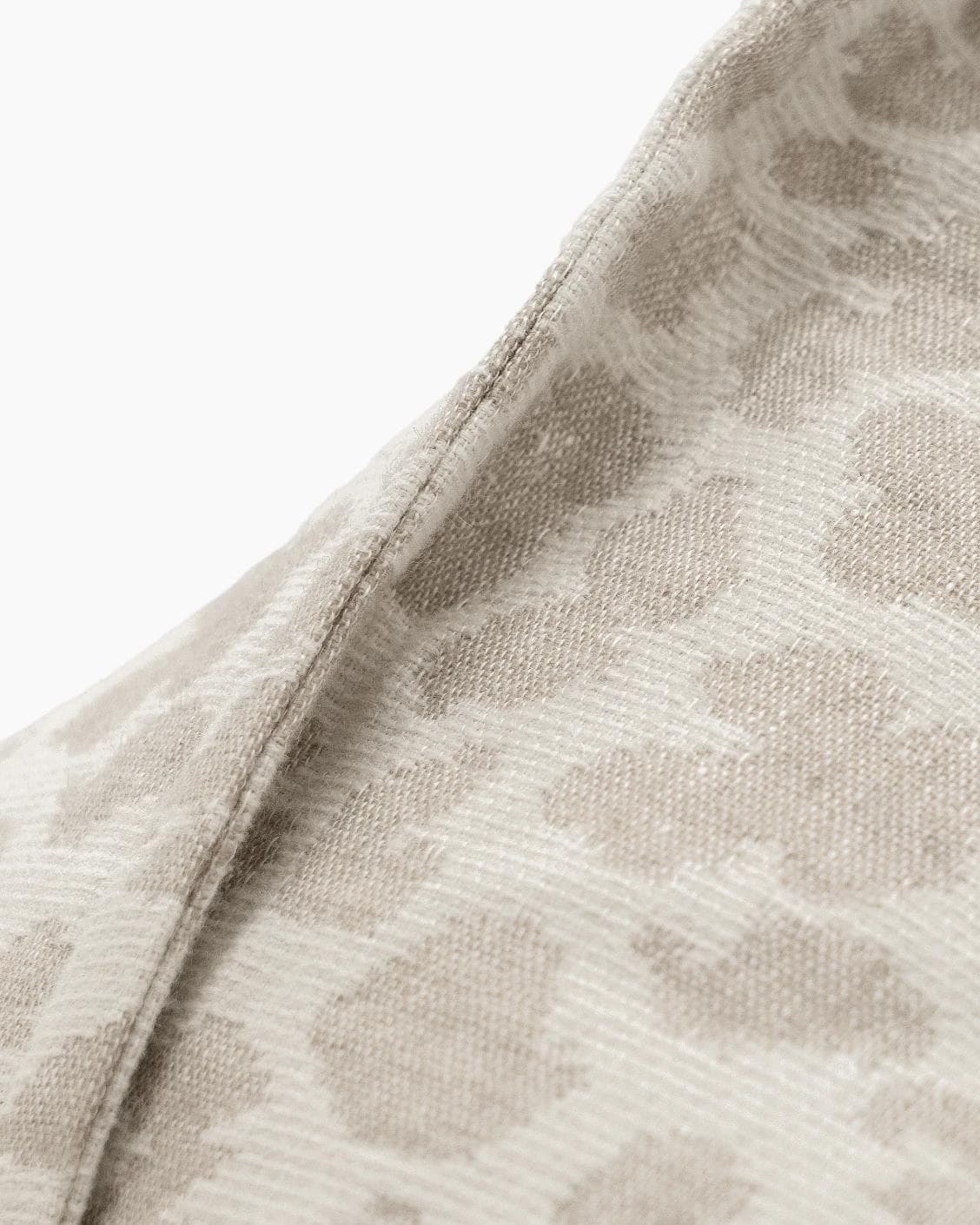 Val Klimt III cushion in beige, shown in a product close-up as image 7