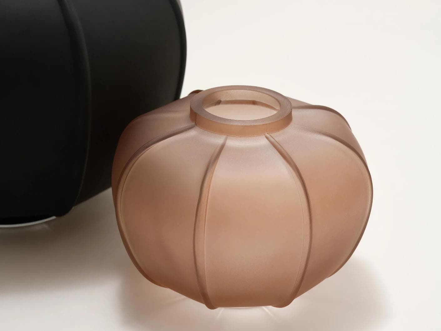 Valeria Storms Bundle vases in black, shown in a lifestyle front view as image 5