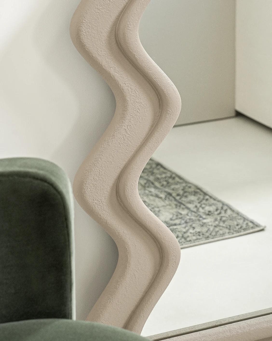 Vasta mirror, shown in a lifestyle close-up as image 4