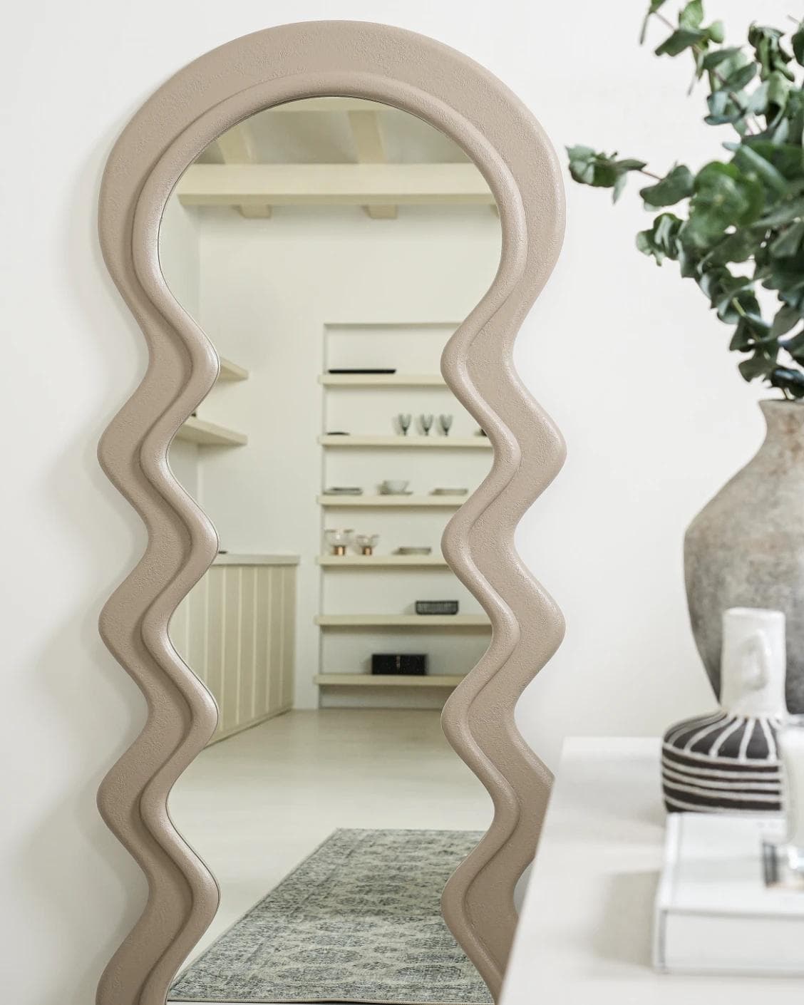 Vasta mirror, shown in a lifestyle front view as image 6
