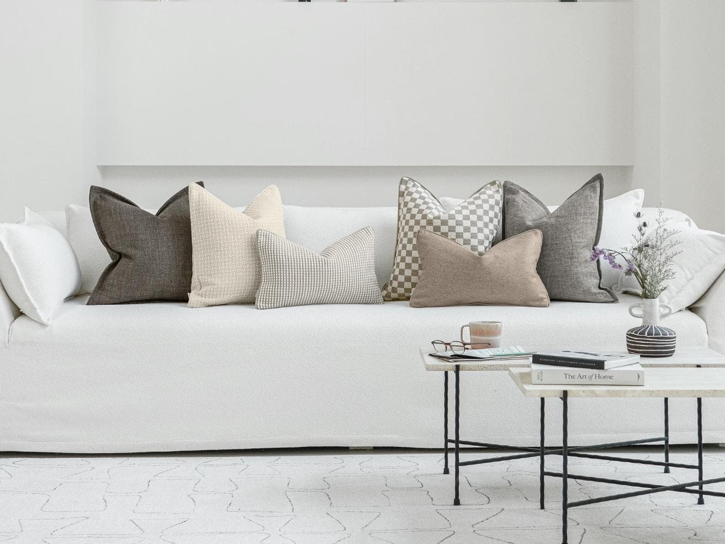 Vecna Bundle cushion, shown in a lifestyle front view as image 4