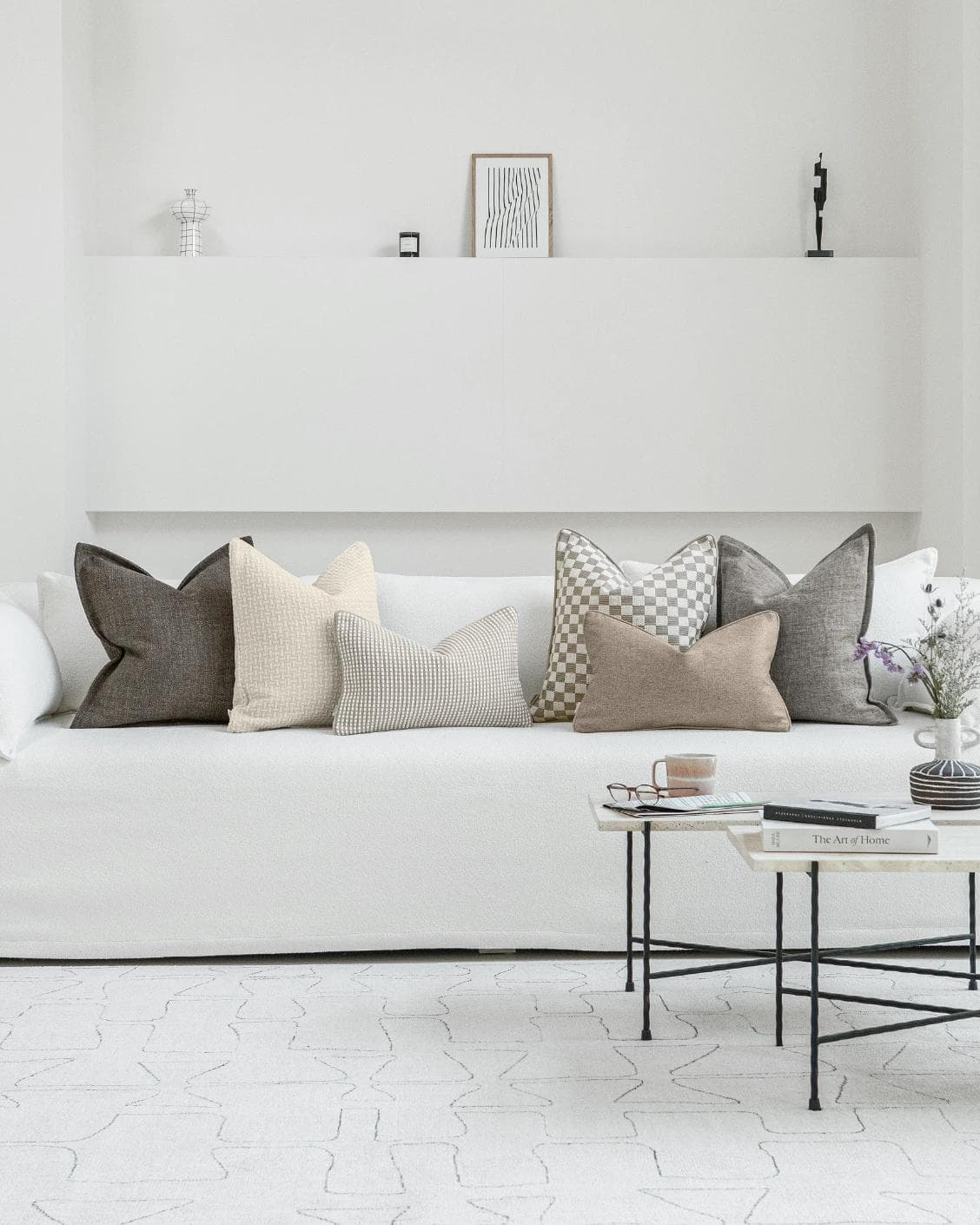 Vecna Bundle cushion, shown in a lifestyle front view as image 4