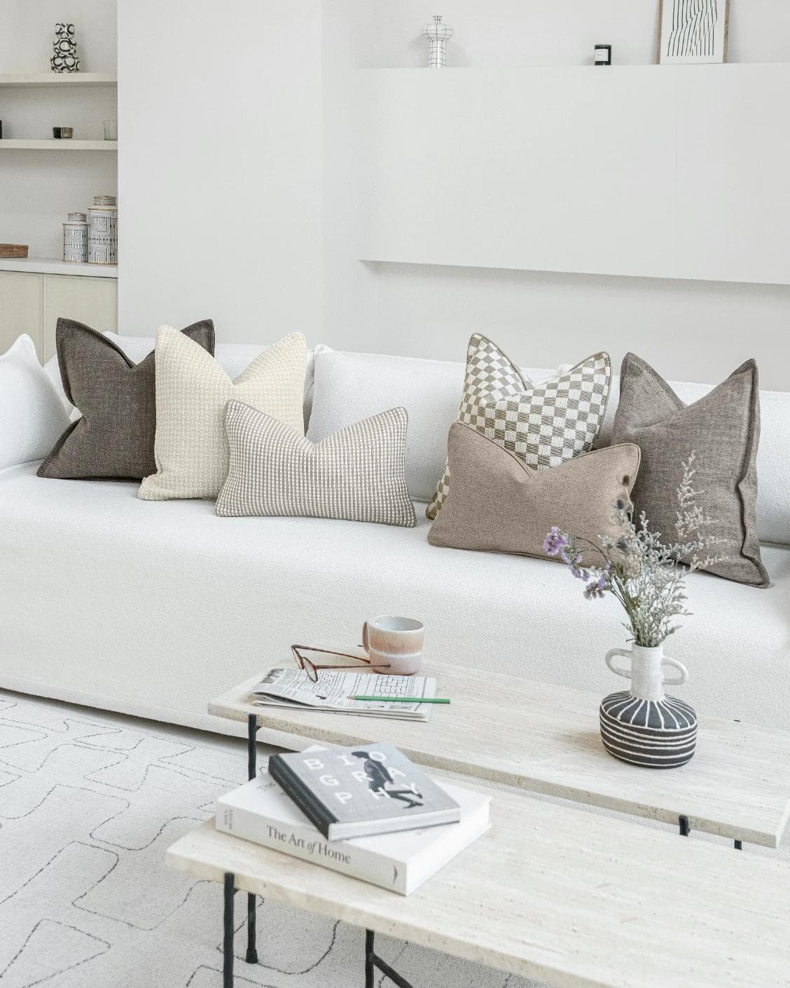 Vecna Bundle cushion, shown in a lifestyle right view as image 2
