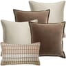 Eliana Bundle bundle - indoor in orange, brown, silver and beige, shown in a product front view as image 1