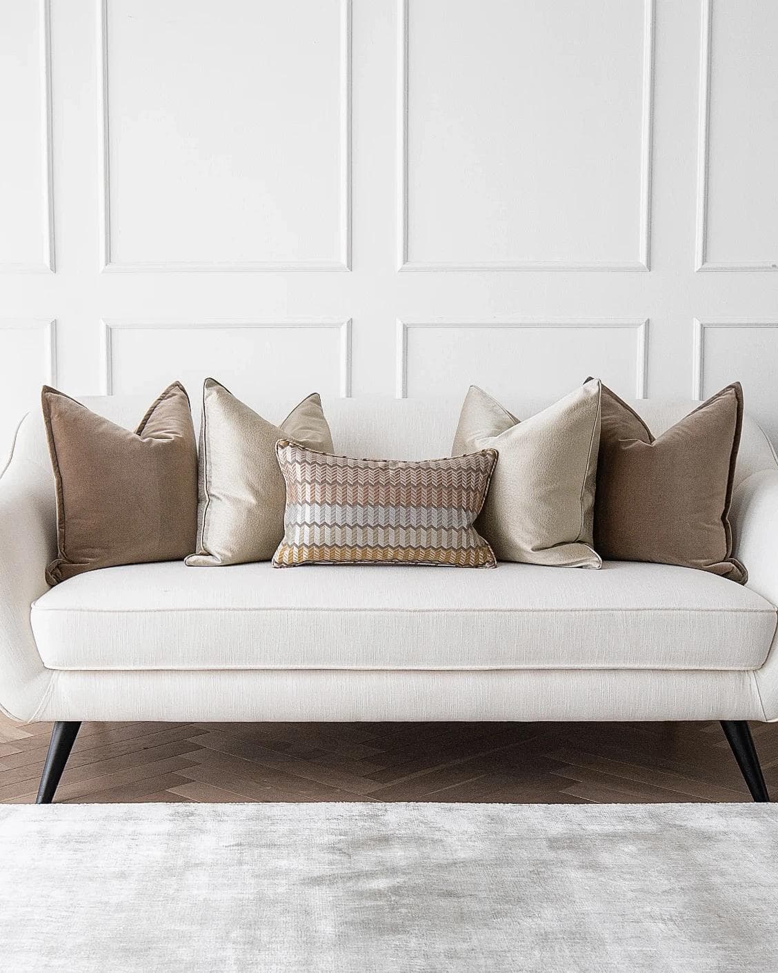 Eliana Bundle cushion in orange, shown in a product front view as image 5