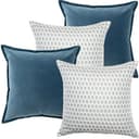 Shirley Bundle bundle - indoor in blue, white and silver, shown in a product front view as image 1