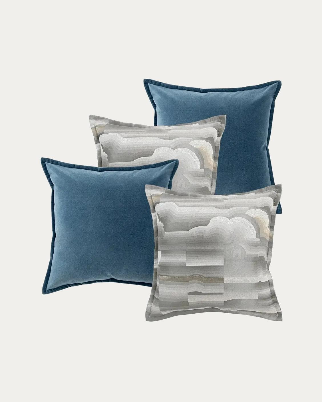 Guadalupe Bundle bundle - indoor in blue and grey, shown in a product front view as image 1