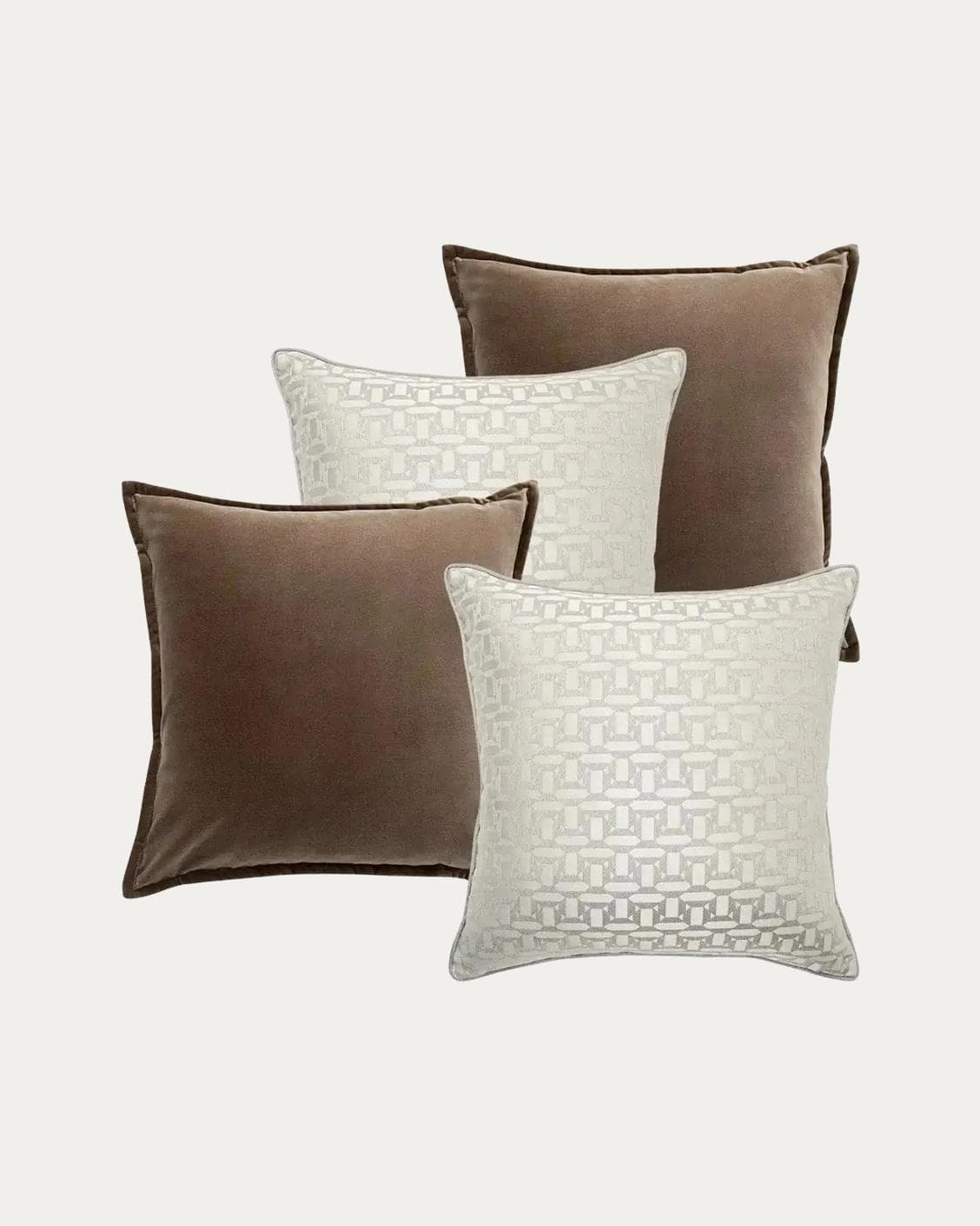 Elsie Bundle bundle - indoor in brown, beige and silver, shown in a product front view as image 1