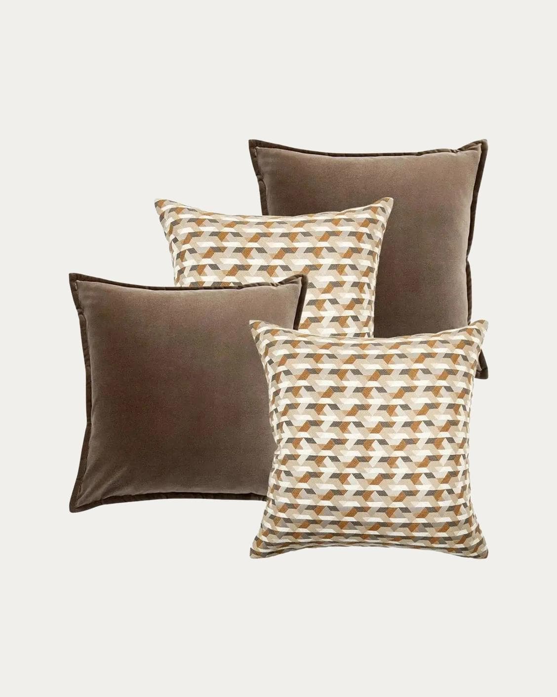 Marilyn Bundle bundle - indoor in brown, orange and beige, shown in a product front view as image 1