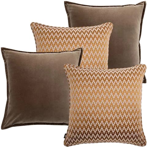 Vicente Bundle bundle - indoor in brown and orange, shown in a product front view as image 1