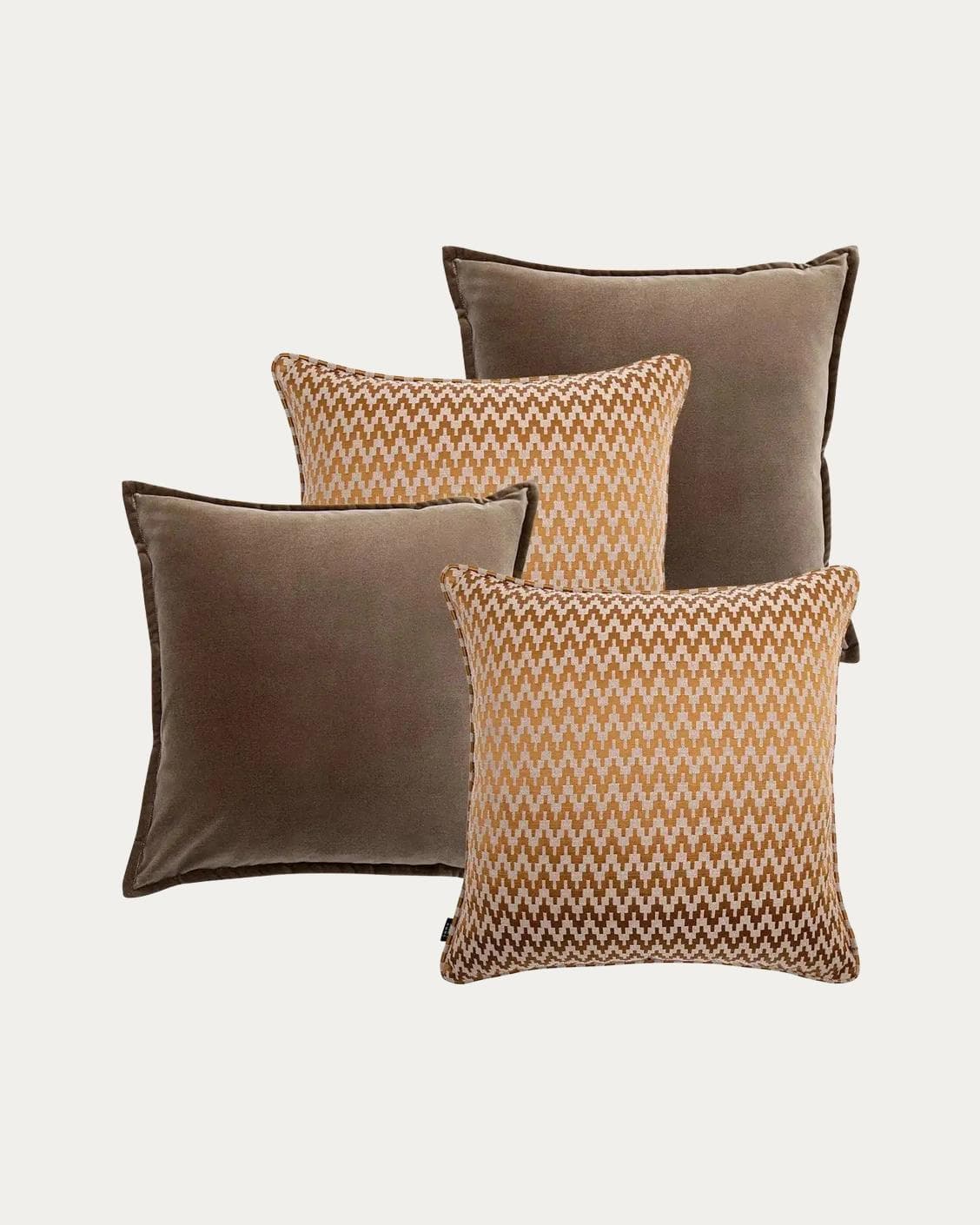 Vicente Bundle bundle - indoor in brown and orange, shown in a product front view as image 1