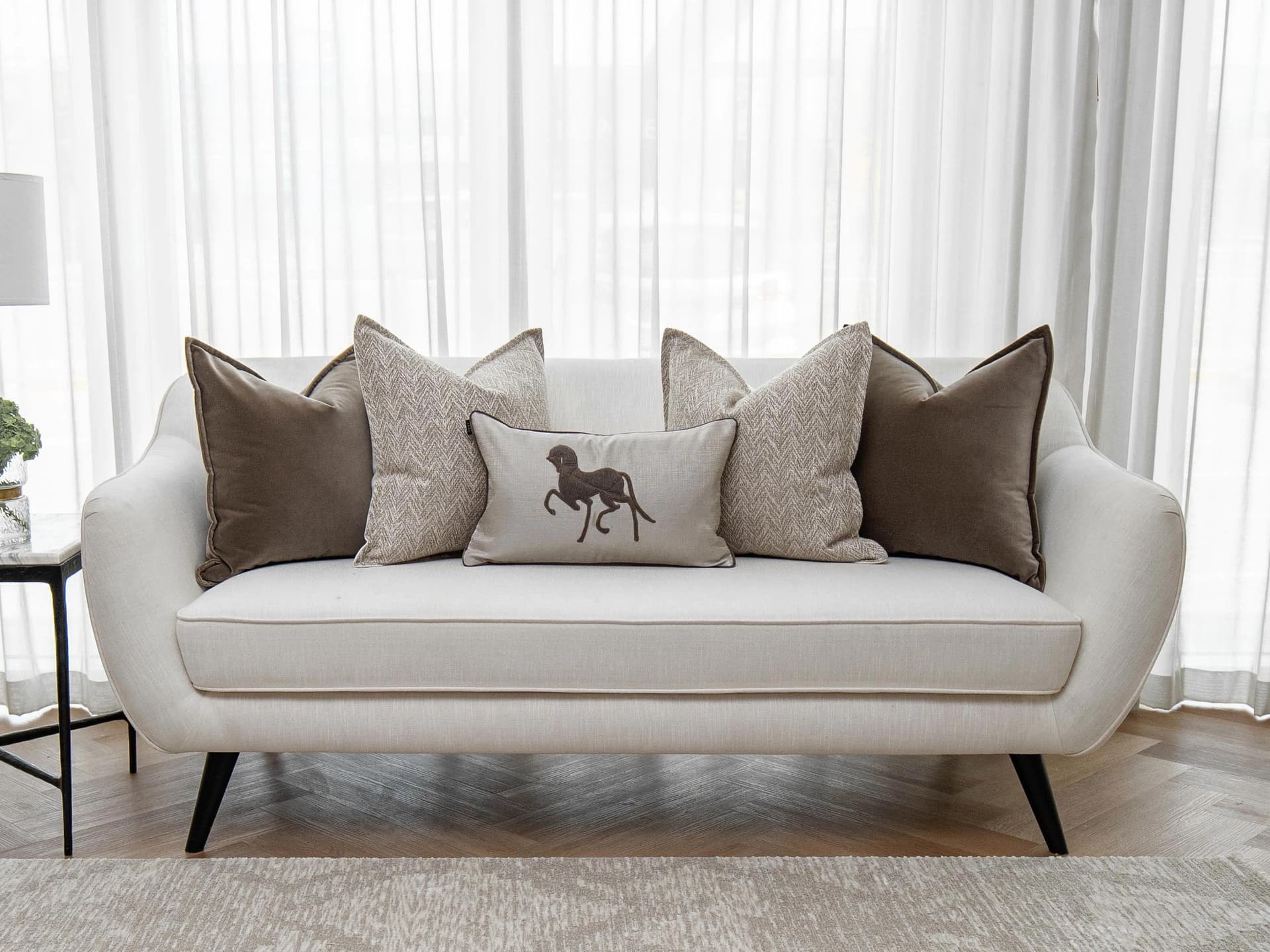 Gracia Bundle bundle - indoor in brown, shown in a lifestyle front view as image 1