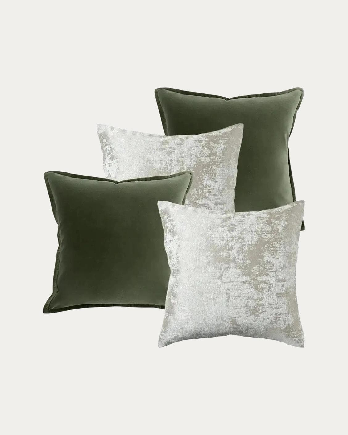 Jayce Bundle bundle - indoor in forest green, silver, grey and green, shown in a product front view as image 1