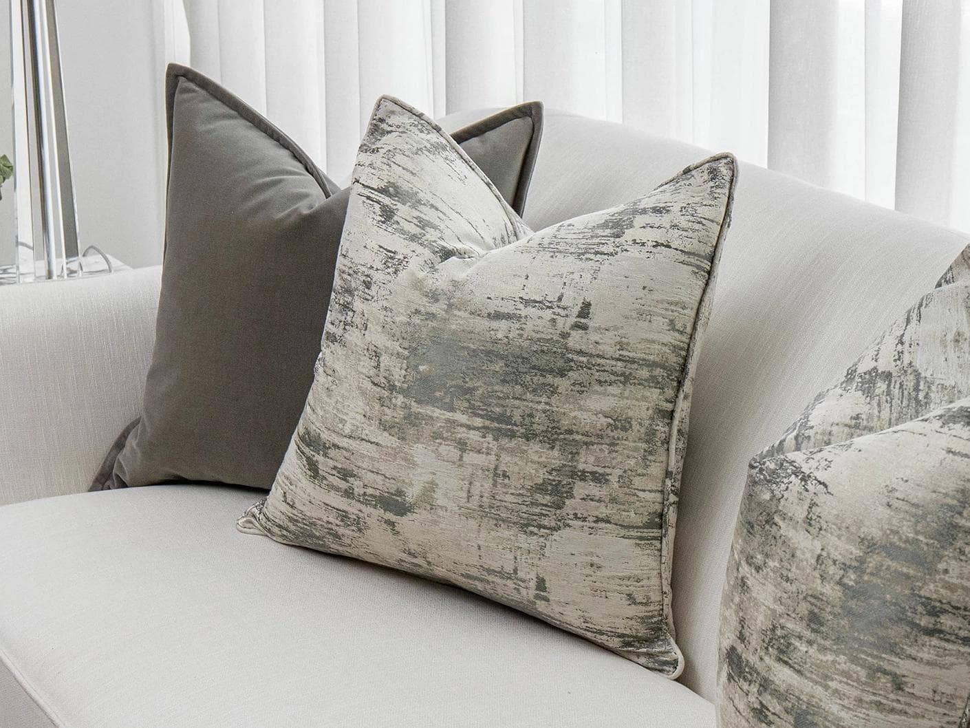 Mylene Bundle bundle - indoor in grey and white, shown in a lifestyle right view as image 3