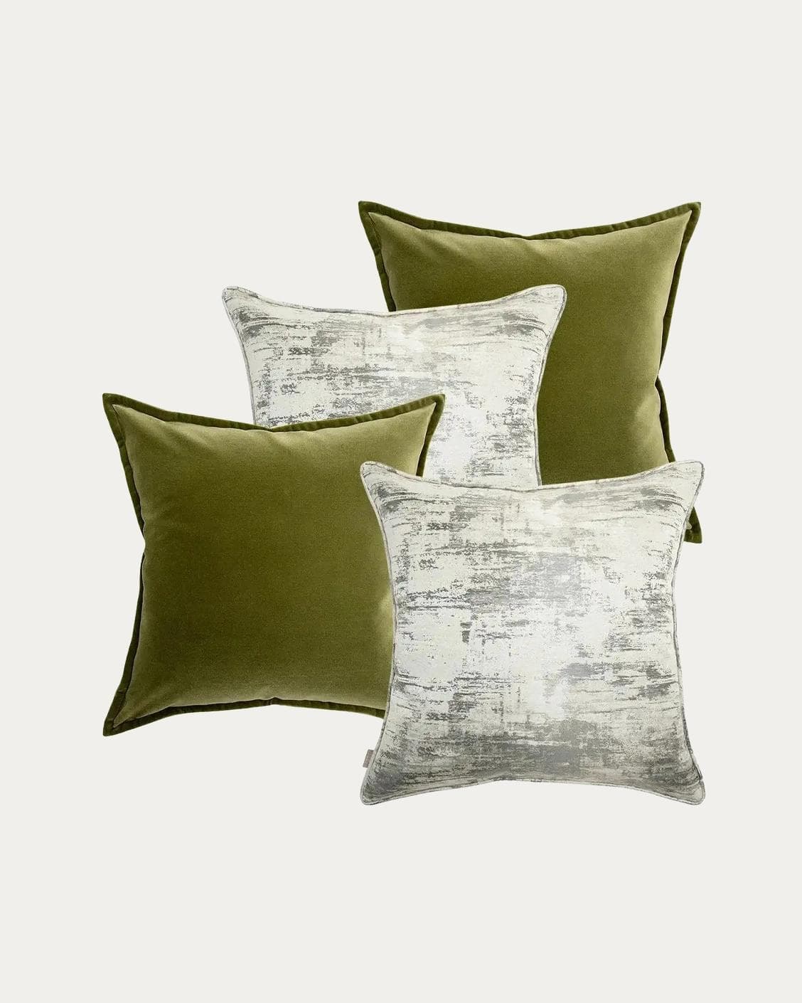 Omarie Bundle bundle - indoor in green, grey and white, shown in a product front view as image 1