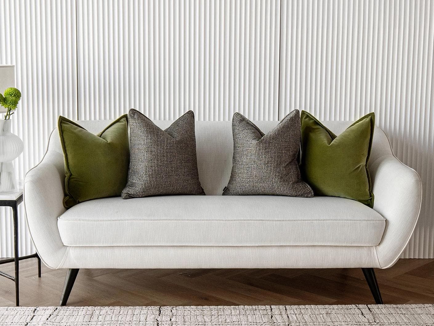 Olympia Bundle bundle - indoor in green and black, shown in a lifestyle front view as image 1