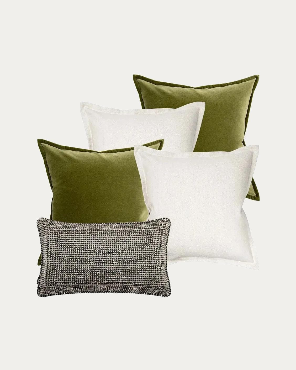 Oona Bundle bundle - indoor in white, green and black, shown in a product front view as image 1