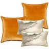 Johan Bundle bundle - indoor in orange, silver and yellow, shown in a product front view as image 1