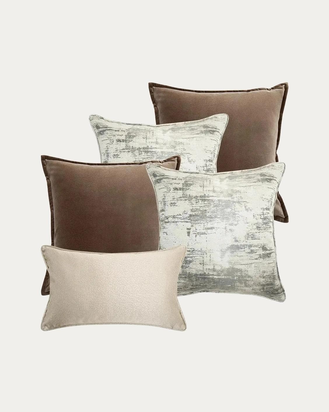 Timmy Bundle bundle - indoor in gold, brown, beige, grey and white, shown in a product front view as image 1