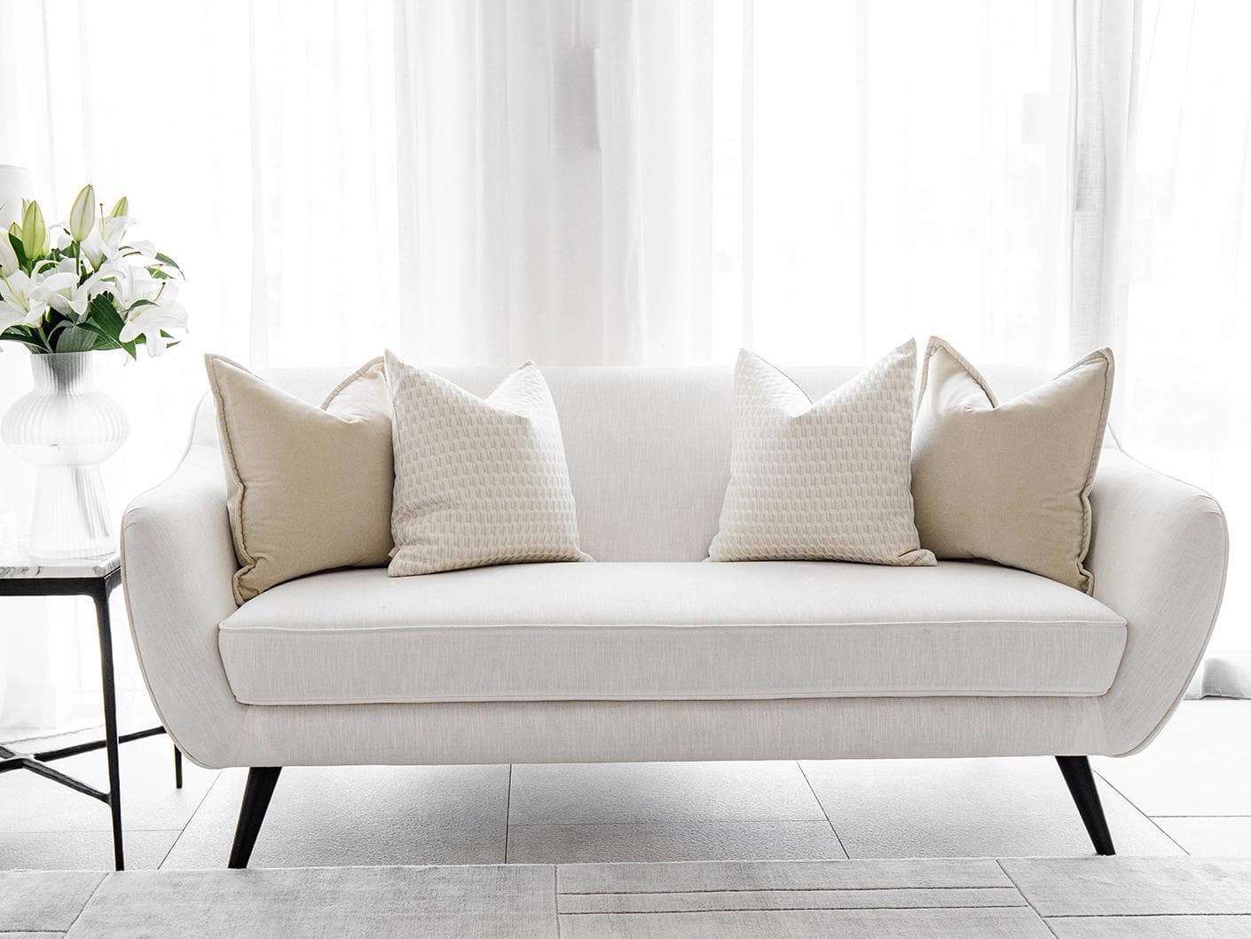Danica Bundle cushion, shown in a lifestyle front view as image 4