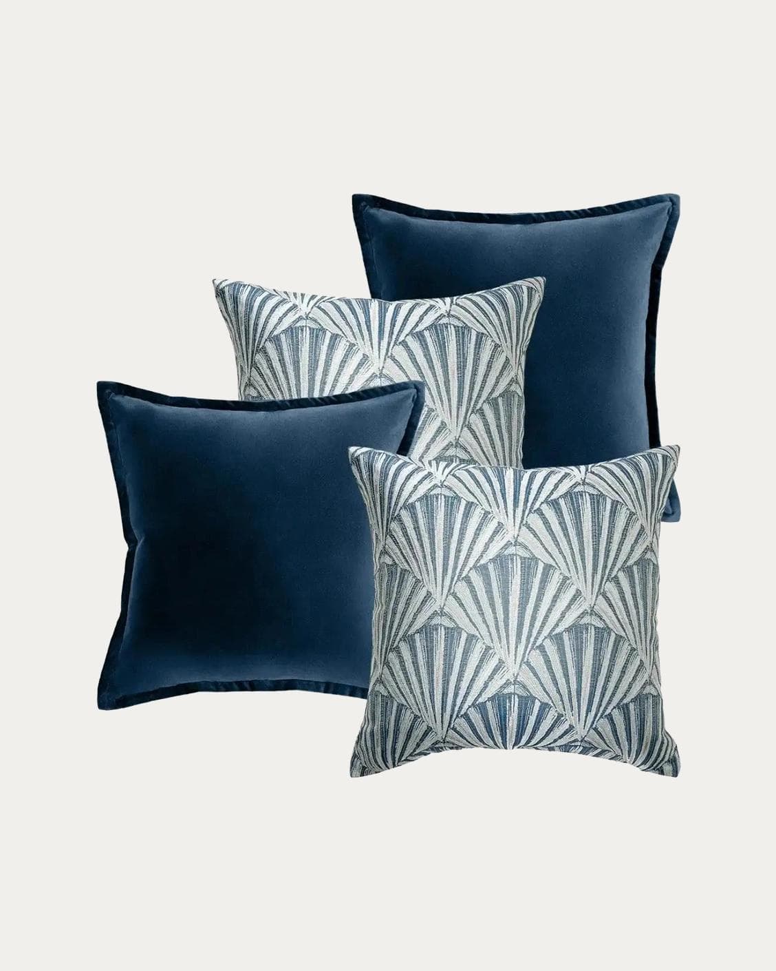 Dina Bundle bundle - indoor in royal blue, blue and silver, shown in a product front view as image 1