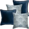 Dina Bundle bundle - indoor in royal blue, blue and silver, shown in a product front view as image 1