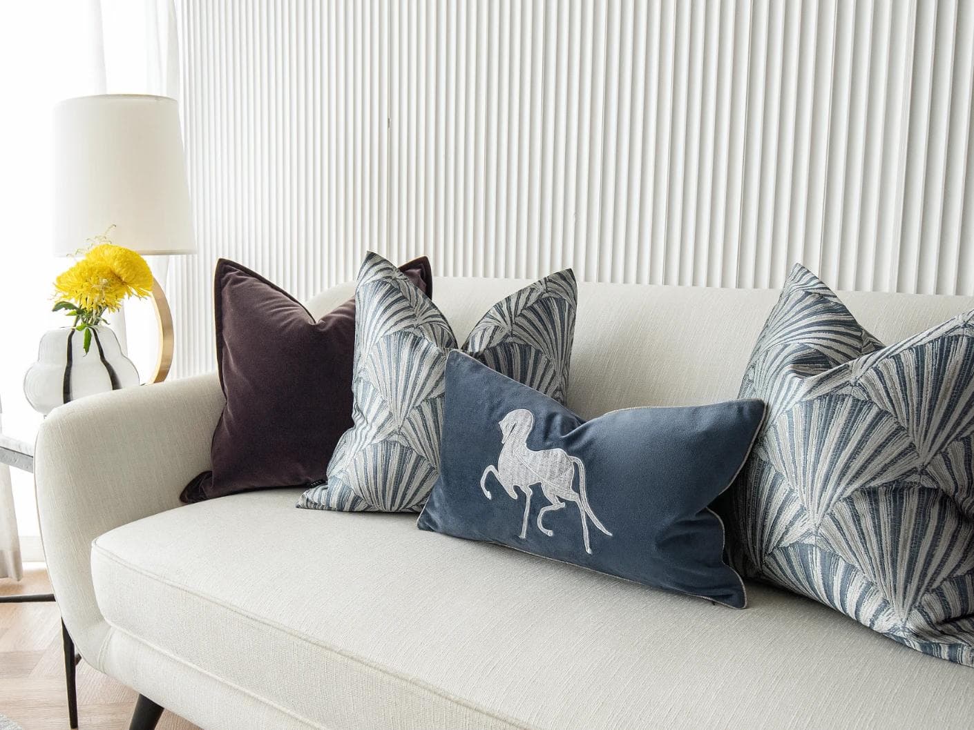Fiavola Bundle bundle - indoor in purple, blue and silver, shown in a lifestyle right view as image 2
