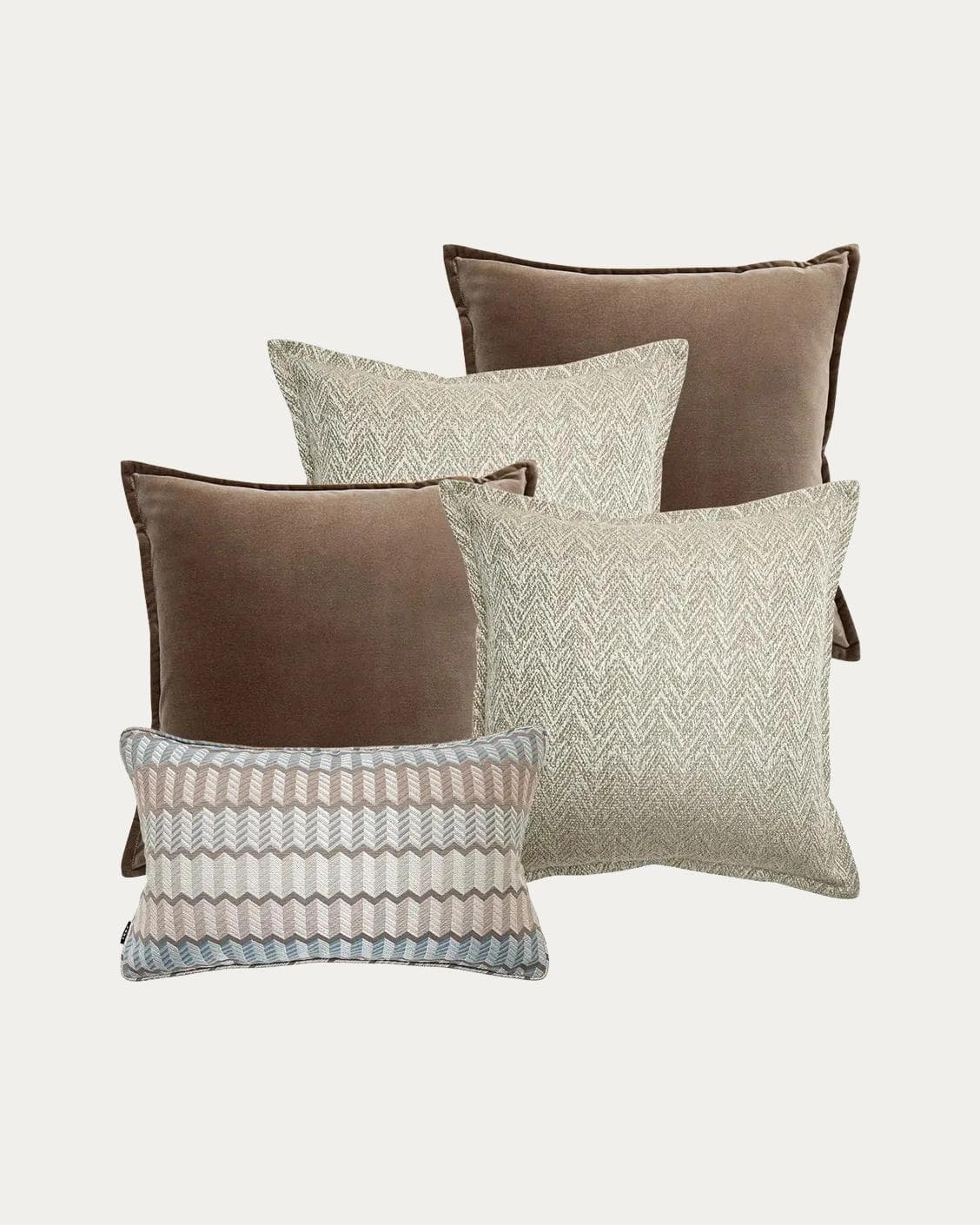 Jovie Bundle bundle - indoor in silver, blue, brown and beige, shown in a product front view as image 1