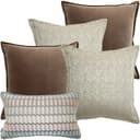 Jovie Bundle bundle - indoor in silver, blue, brown and beige, shown in a product front view as image 1
