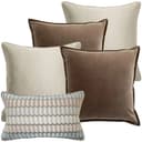 James Bundle bundle - indoor in silver, blue, brown and beige, shown in a product front view as image 1