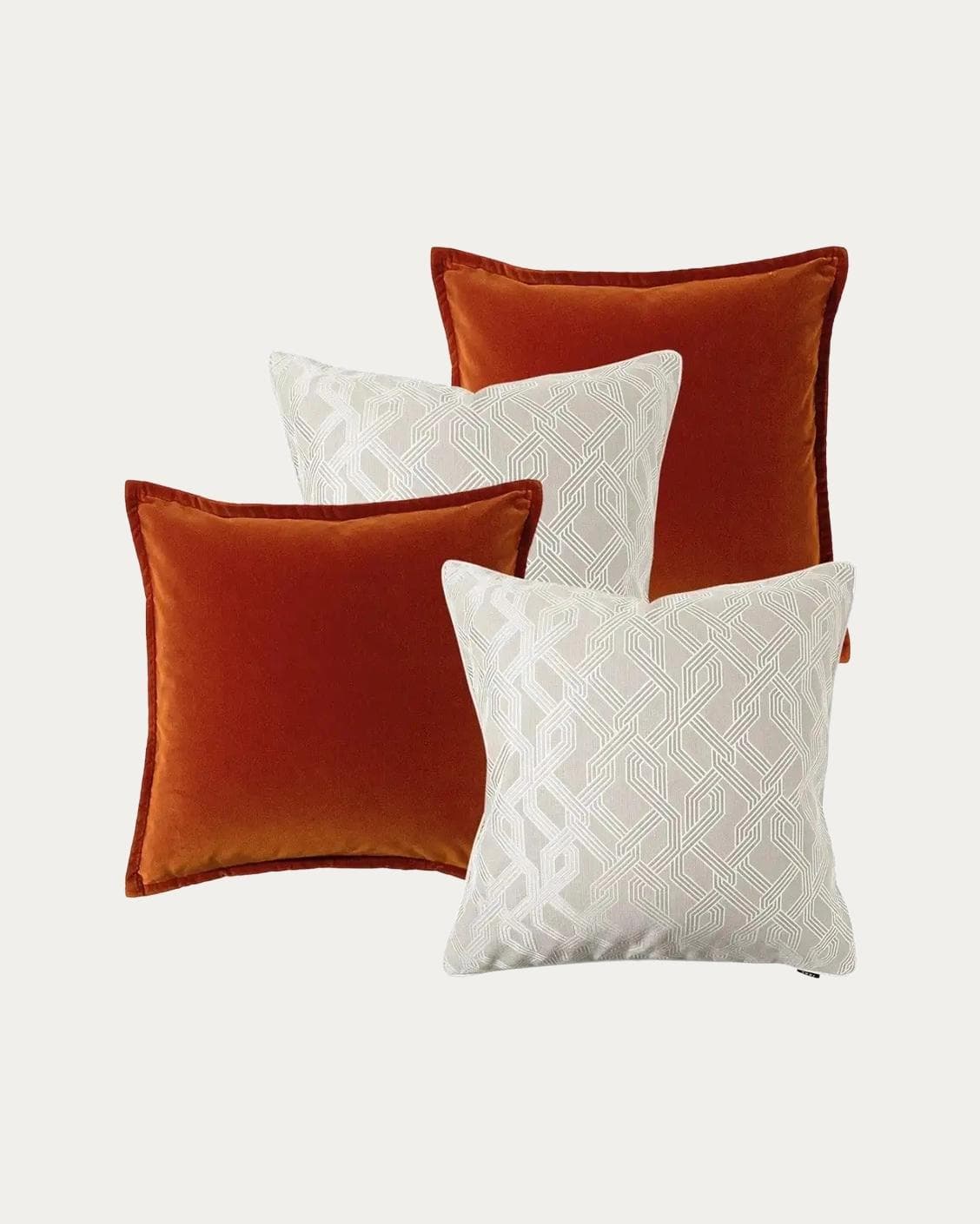 Marites Bundle bundle - indoor in tan, orange, beige and white, shown in a product front view as image 1