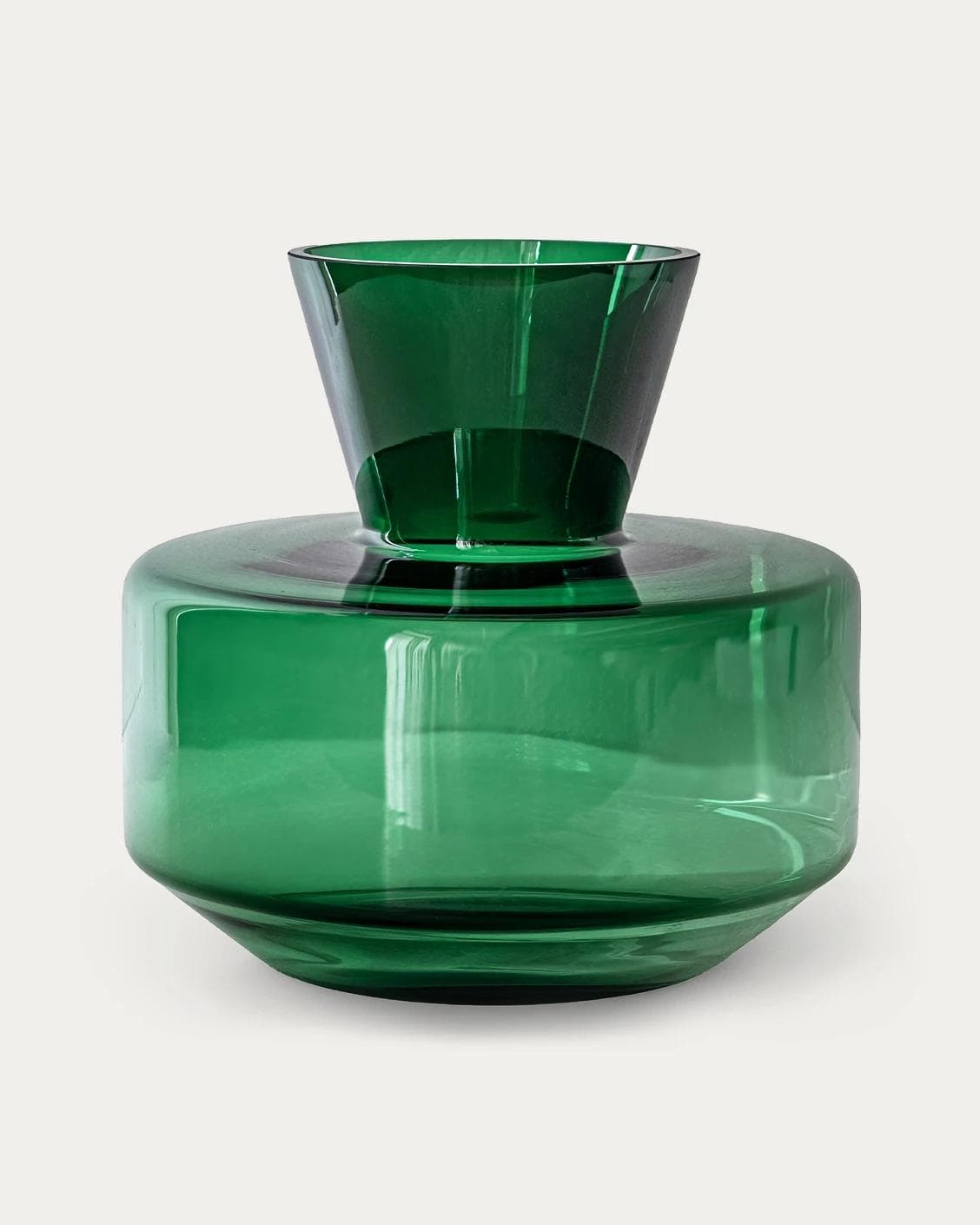 Verdell Storms vases in green, shown in a product front view as image 1