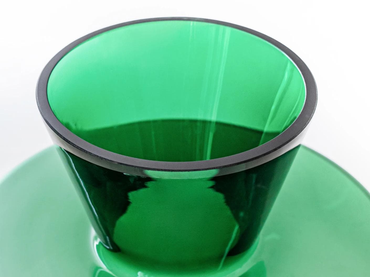 Verdell Storms vases in green, shown in a product top view as image 2