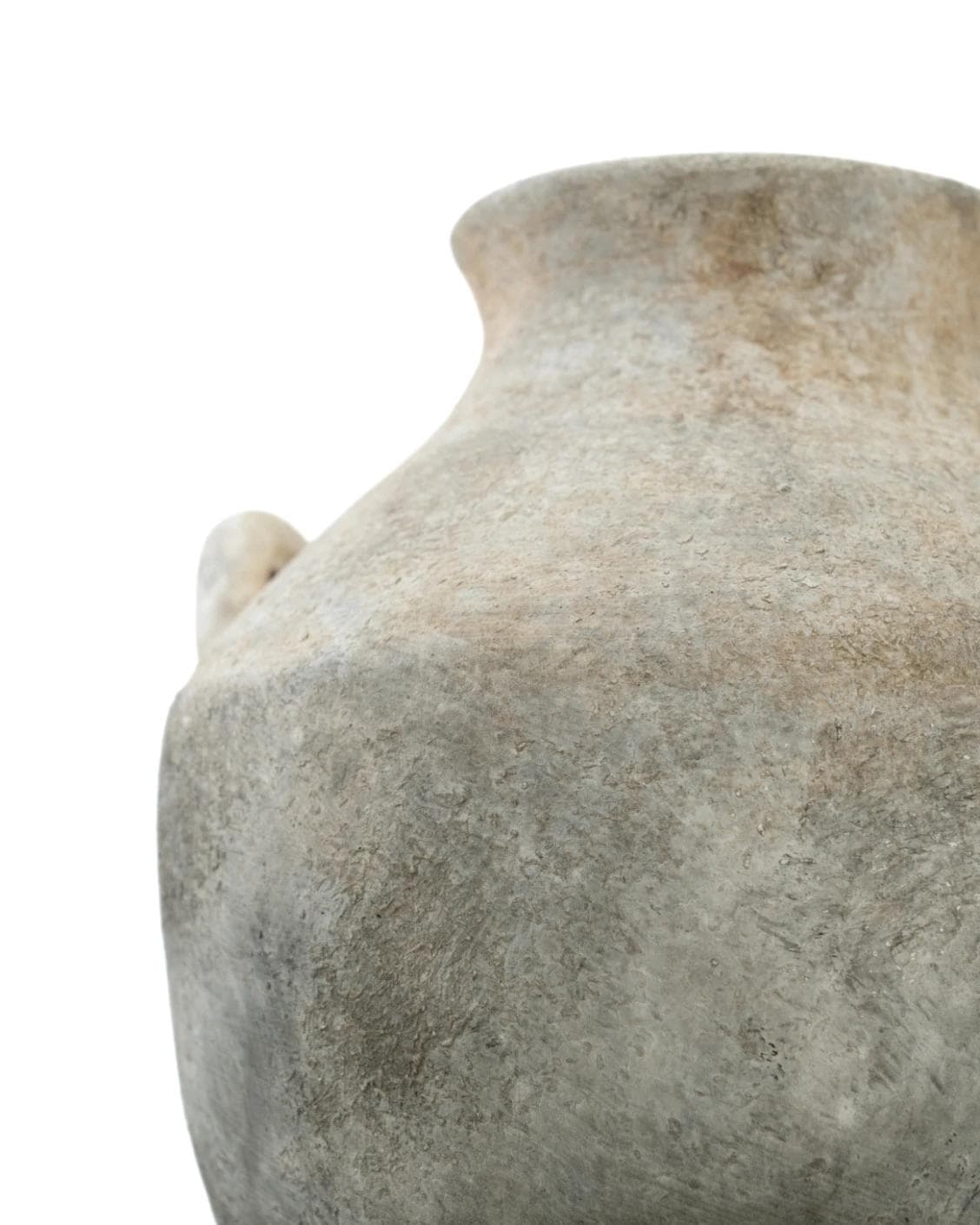 Vess Terra vases in stone and grey, shown in a product close-up as image 8