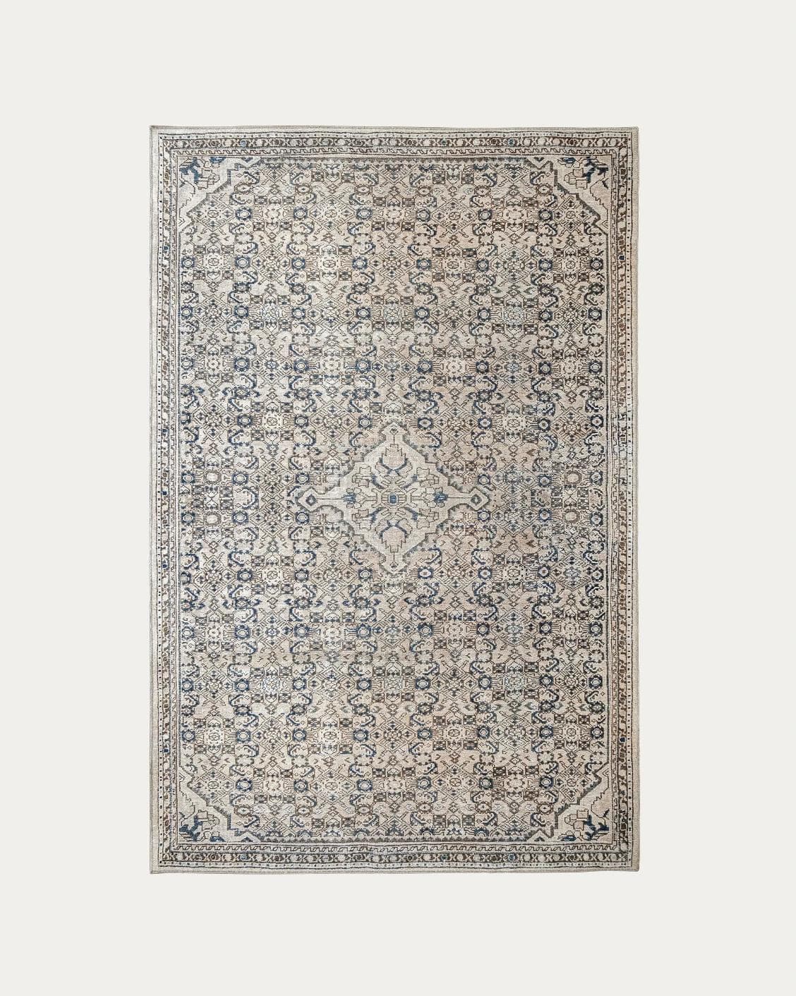 Vince Dune carpets in brown and beige, shown in a product top view as image 1