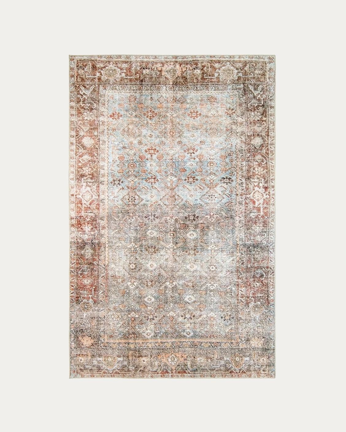 Vince Sandy carpets in beige and multicolour, shown in a product top view as image 1