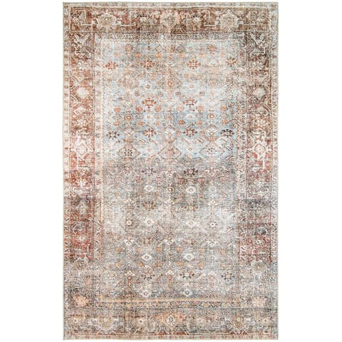 Vince Sandy carpets in beige and multicolour, shown in a product top view as image 1