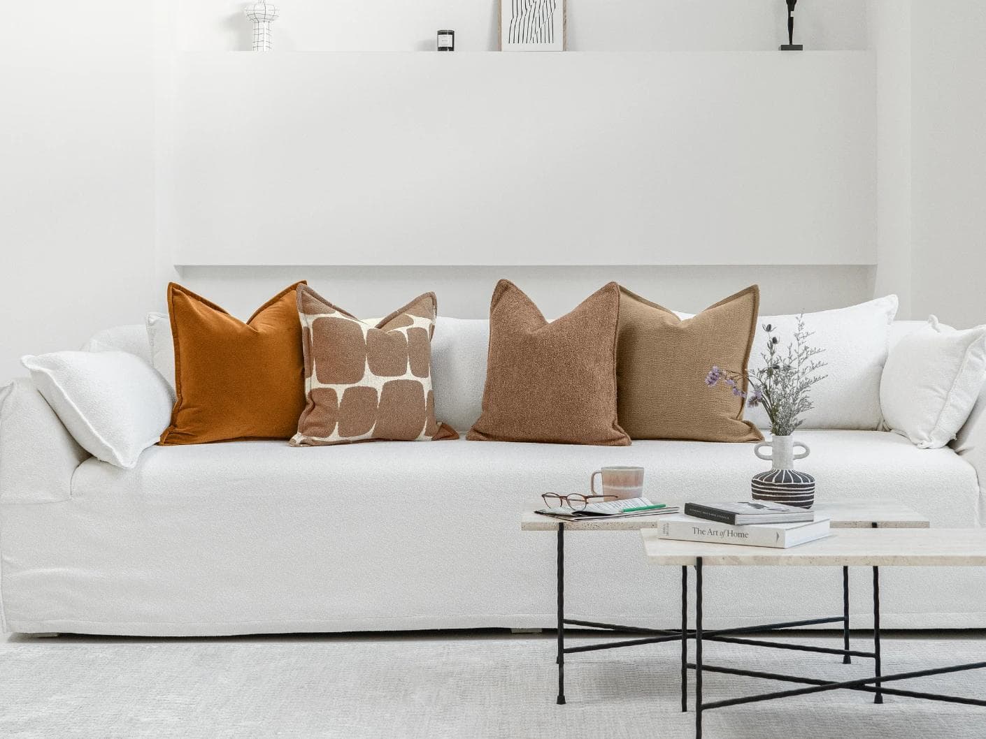 Vinessa Bundle cushion, shown in a lifestyle front view as image 4