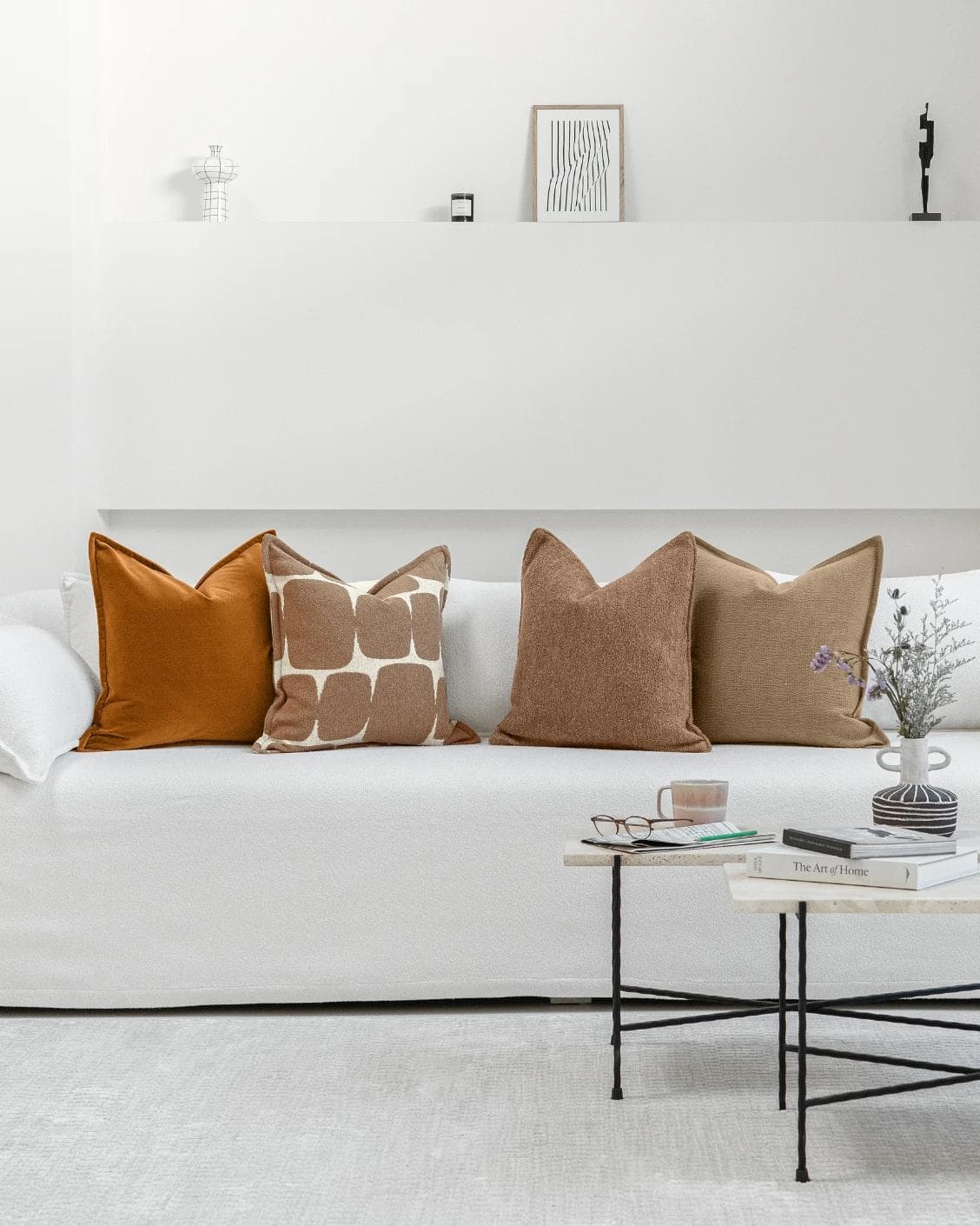 Vinessa Bundle cushion, shown in a lifestyle front view as image 4