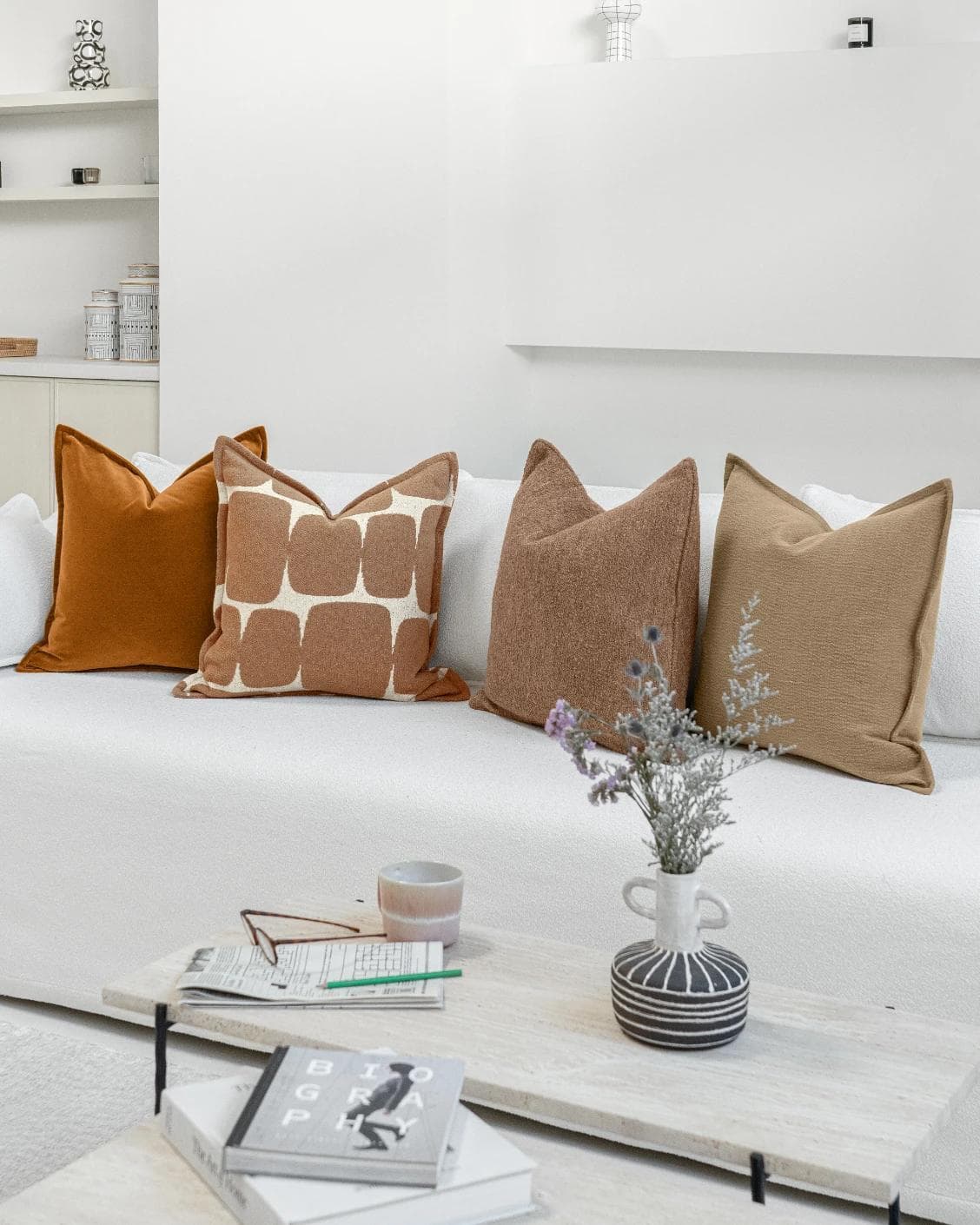 Vinessa Bundle cushion, shown in a lifestyle right view as image 2