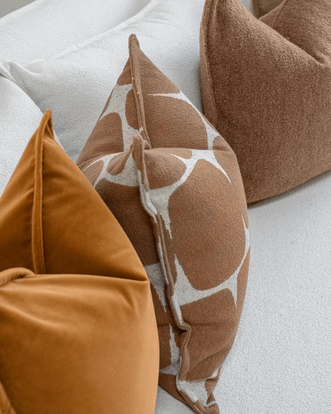 Vinessa Bundle cushion, shown in a product close-up left view as image 5