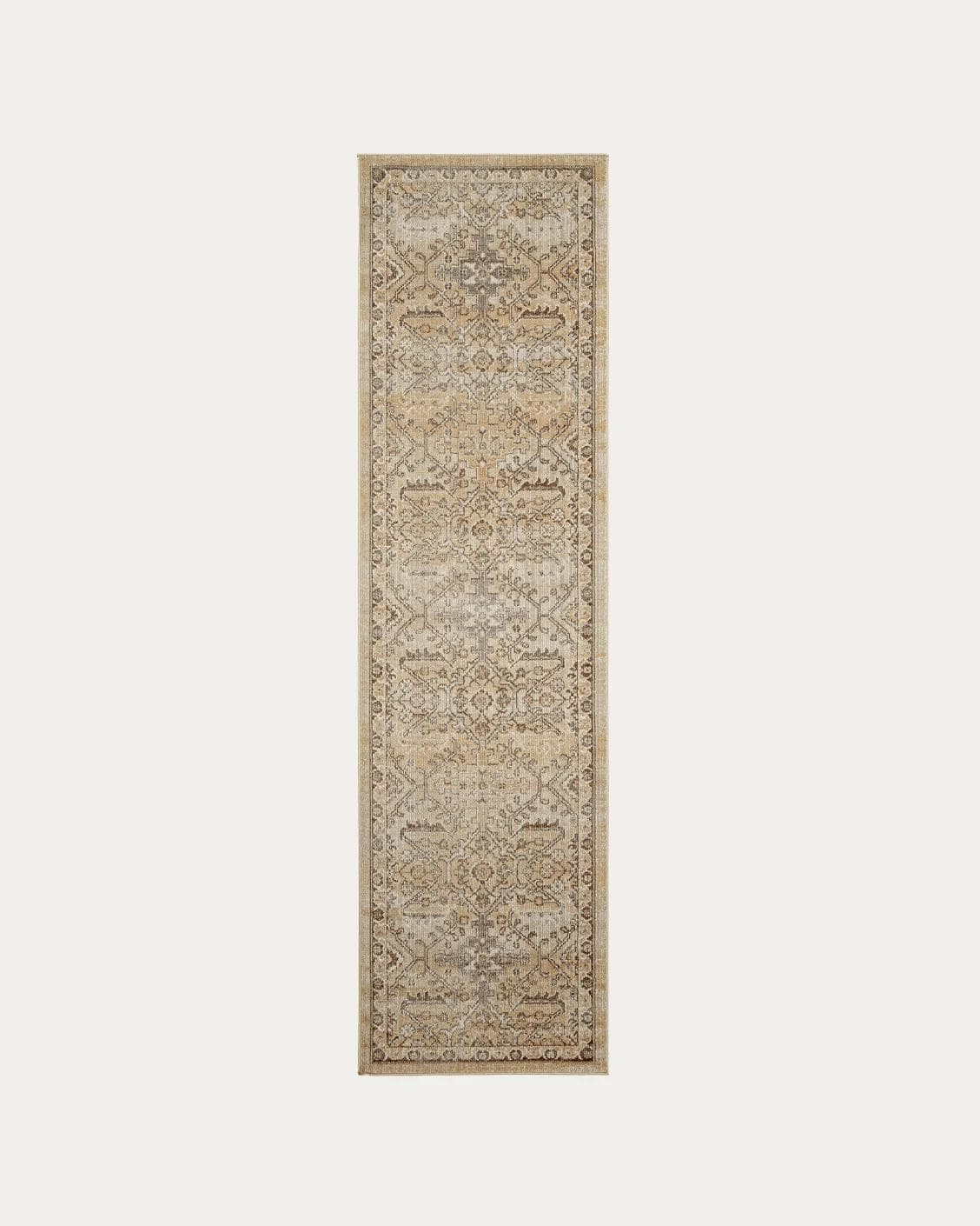 Warren Clay carpets in brown and beige, shown in a product top view as image 1