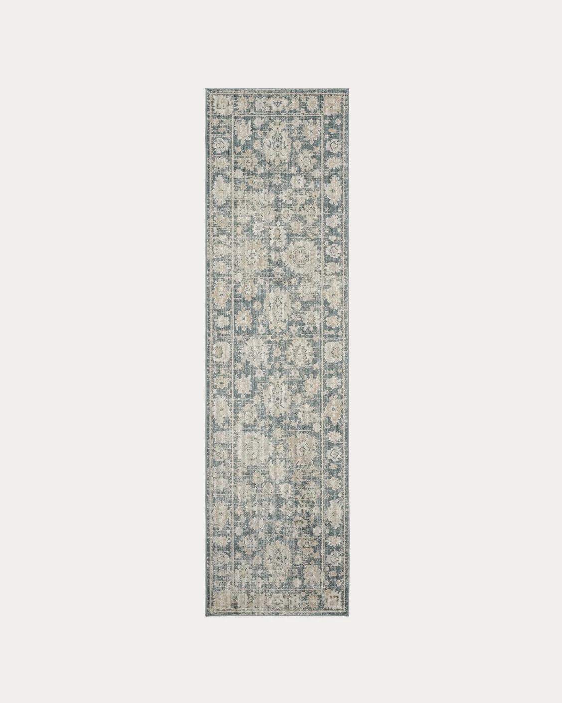 Warren Cobalt carpets in blue and beige, shown in a product top view as image 1