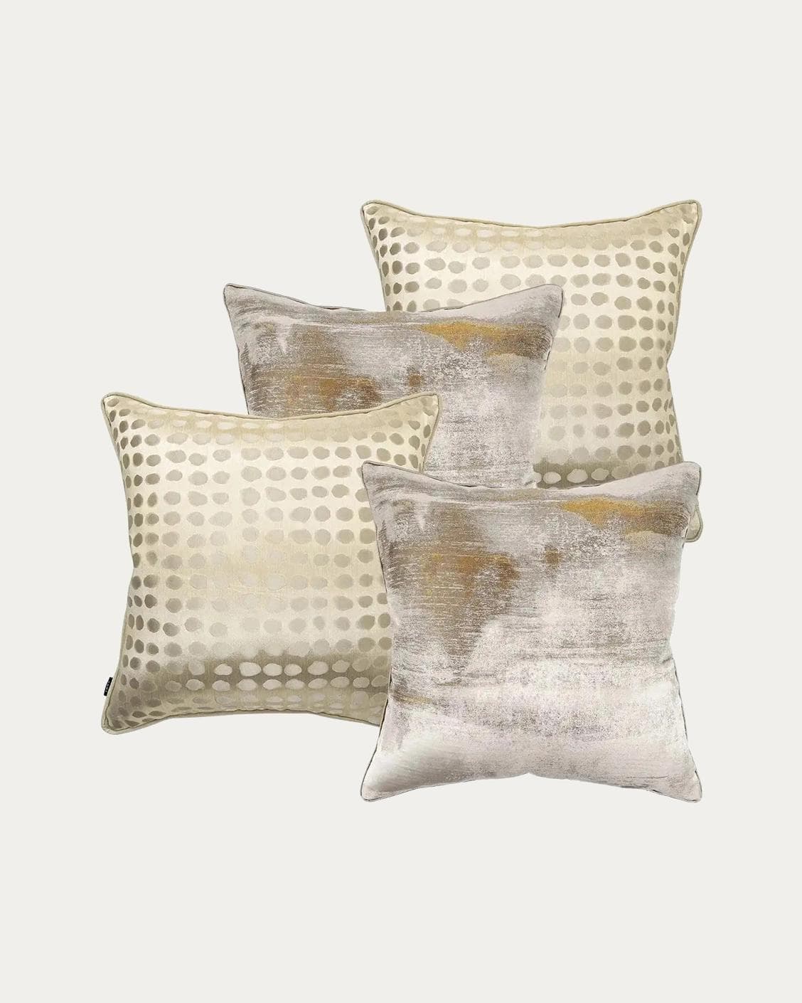 Candace Bundle bundle - indoor in yellow, silver, beige and gold, shown in a product front view as image 1
