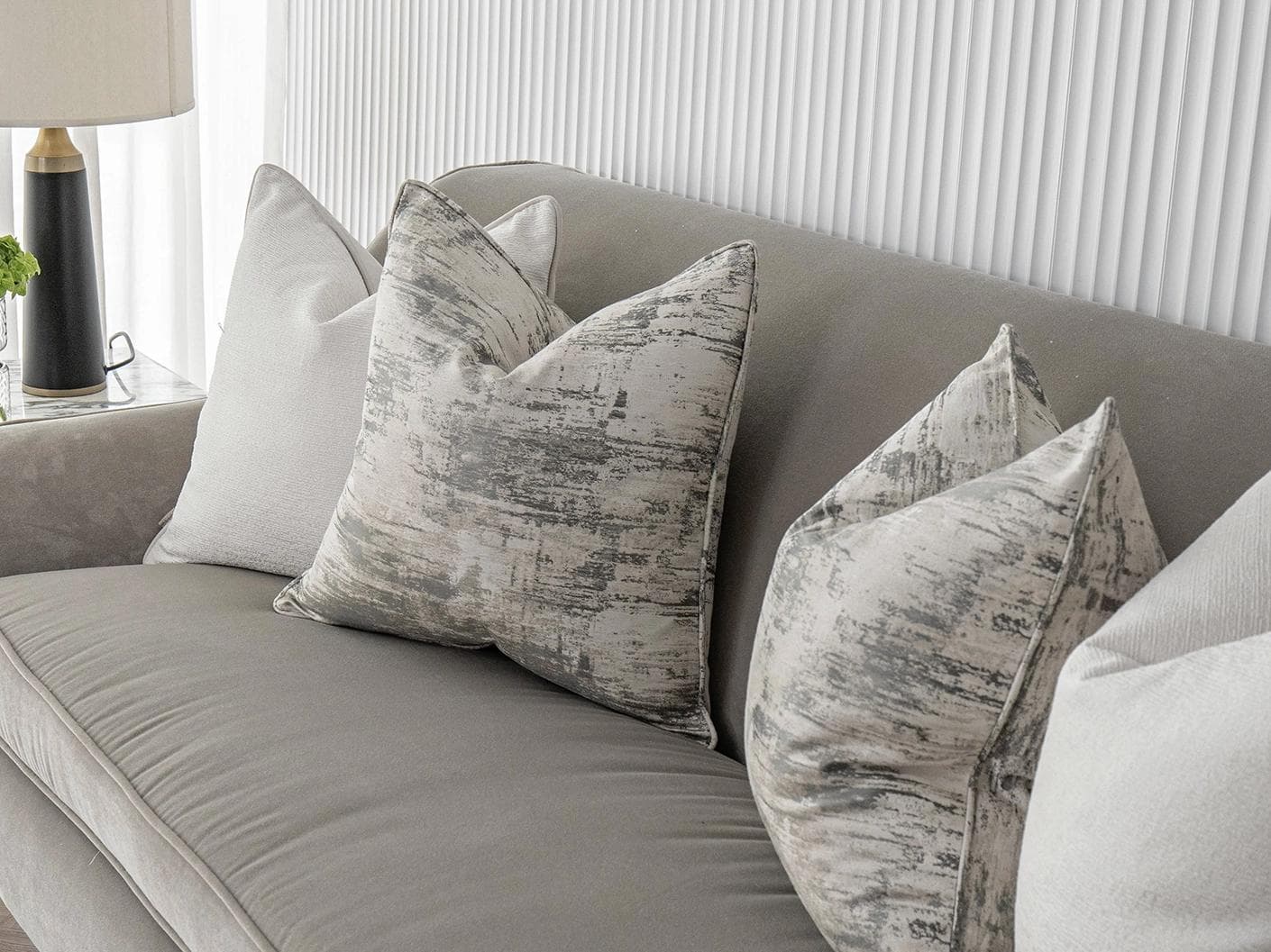 Indira Bundle bundle - indoor in white, shown in a lifestyle right view as image 3